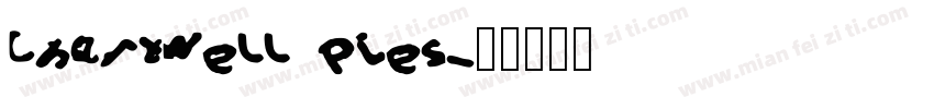 chartwell pies字体转换